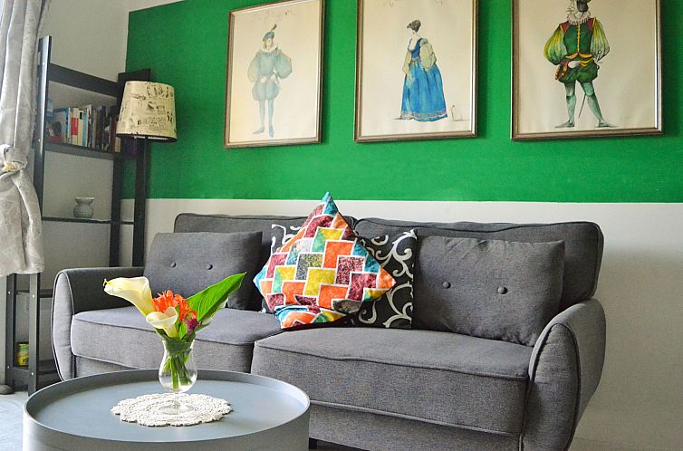 Appartement mit privatem Garten, Meerblick und Gemeinschafts