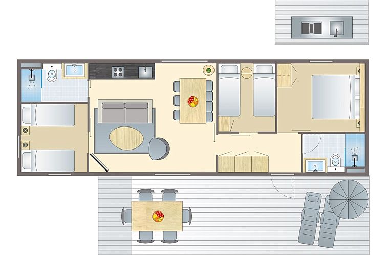6 persoons buiten lodge | 6BV