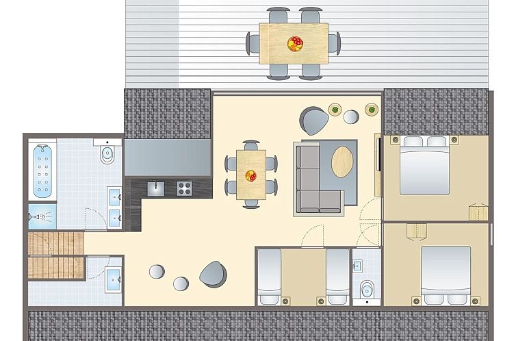 6 persoons appartement | 6BA