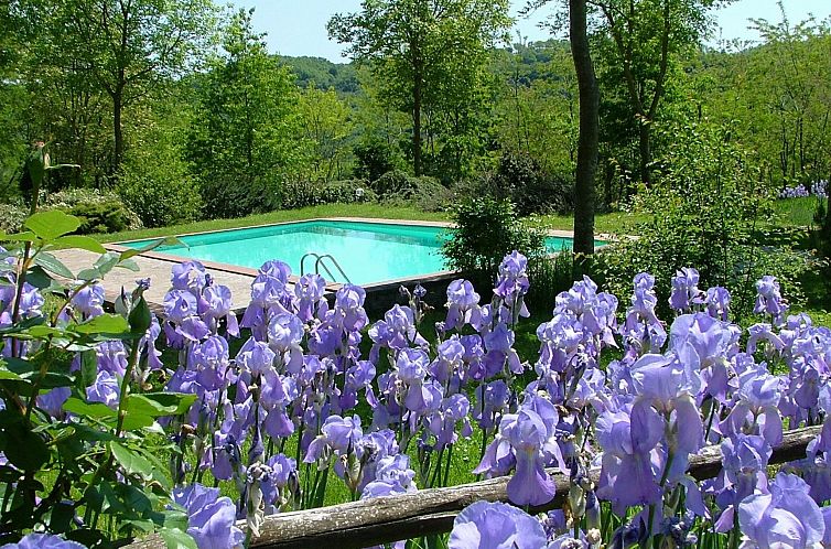 Appartement Charmante Schlossunterkunft mit Schwimmbad