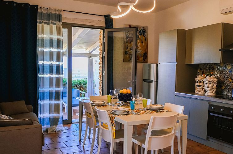 Appartement Wohnung in Balestrate mit Schwimmbad und Meerbli