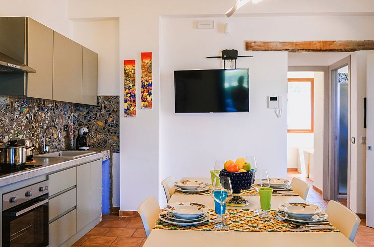 Appartement Wohnung in Balestrate mit Schwimmbad und Meerbli