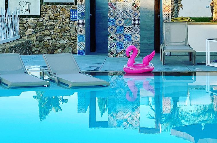 Appartement Wohnung GIallo mit Schwimmbad und Meerblick