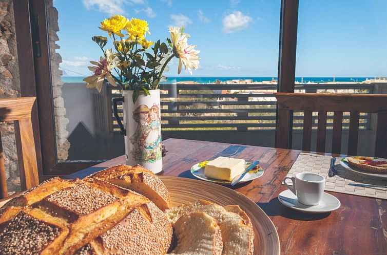 Appartement Wohnung GIallo mit Schwimmbad und Meerblick