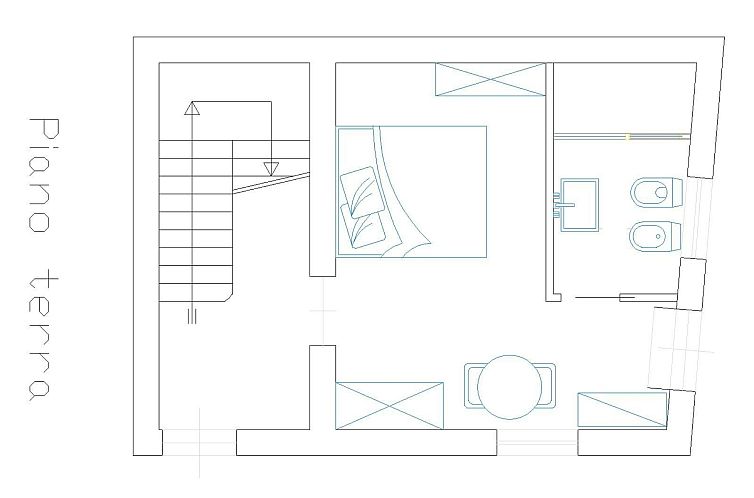 Appartement Romantisches Zimmer mit Jacuzzi