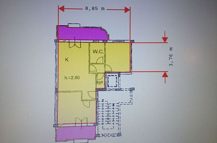 Appartement Wohnung im ersten Stock der Residenz Antigua