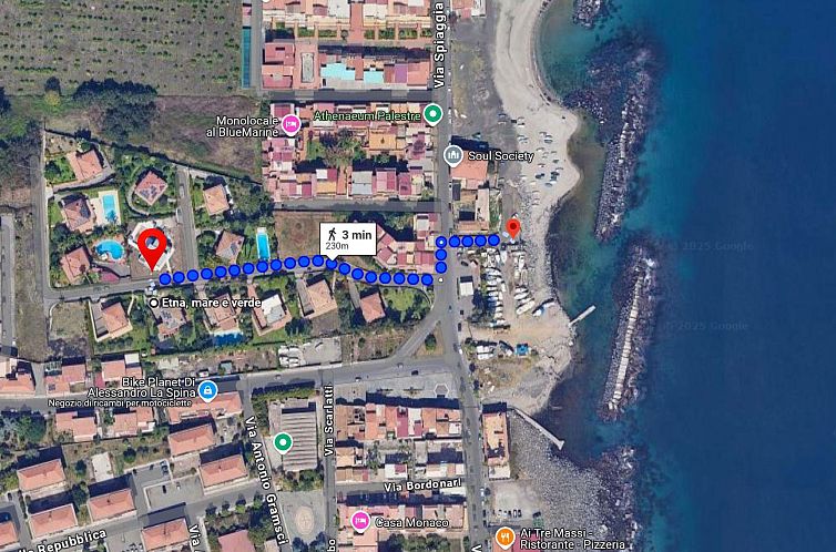 Appartement Ätna, Meer und Grün - Doppelzimmer