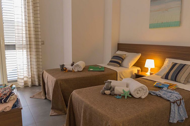 Appartement Wohnung 500m vom Meer entfernt für 6 Personen