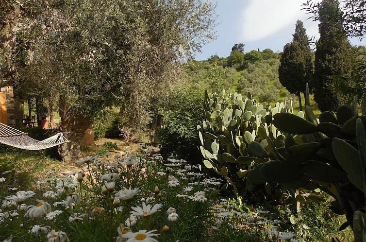 Vakantiehuis Behagliches Ferienhaus mit Garten inmitten eine