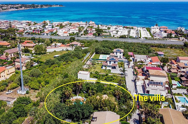 Vakantiehuis Gemütliches Haus in Carini mit privatem Pool