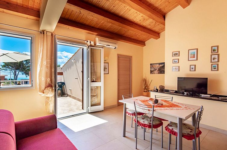 Appartement Villa Tonnara 50 m Strand Meerblick Borgo Gebiet