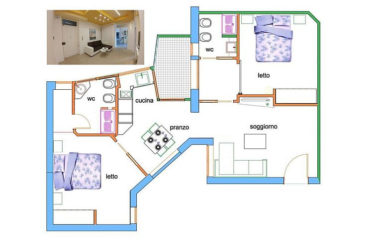 Appartement Moderne Wohnung in Palermo