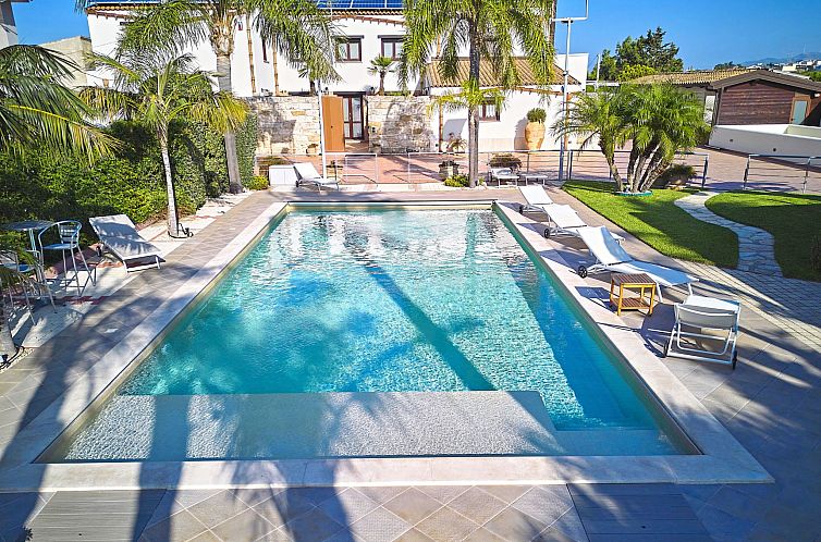 Vakantiehuis Villa in Alcamo mit privatem Pool und Garten
