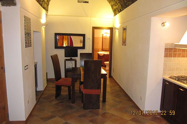 Appartement Dammuso mit Terrasse und Meerblick