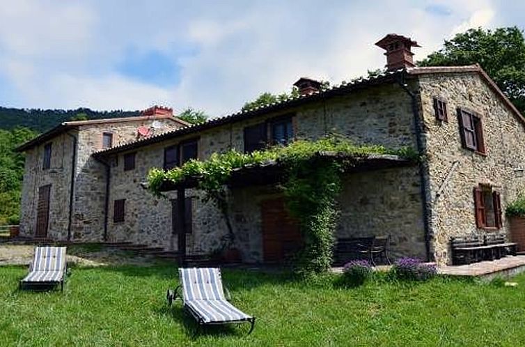Entdecken Sie die ruhige Umgebung des Ferienhauses in Gerfalco, Toskana, ein idyllisches Ferienhaus inmitten der Natur.
