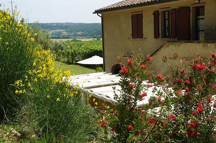 Appartement Wohnung in Riparbella mit privatem Parkplatz