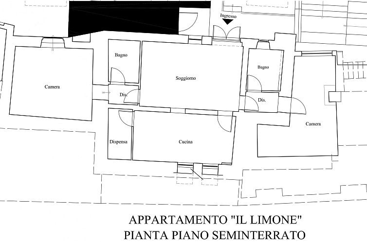 Appartement Wohnung 'The Lemon' mit Privatparkplatz