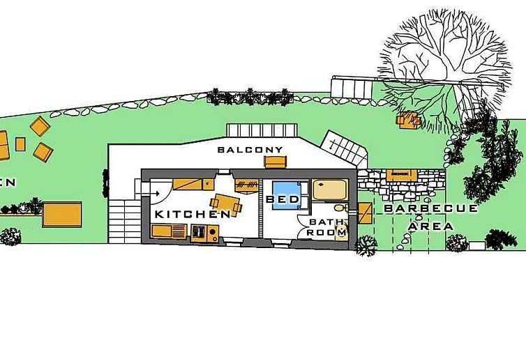 Appartement Landgut "Il Molino" mit Terrasse und Garten