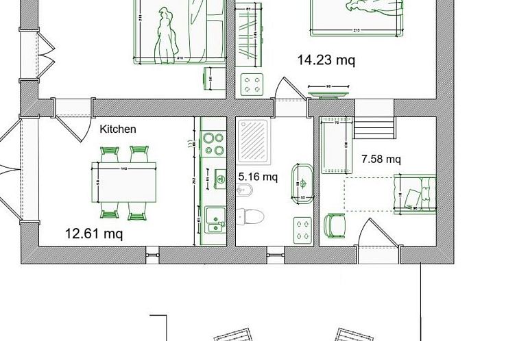 Appartement Suite con Giardino