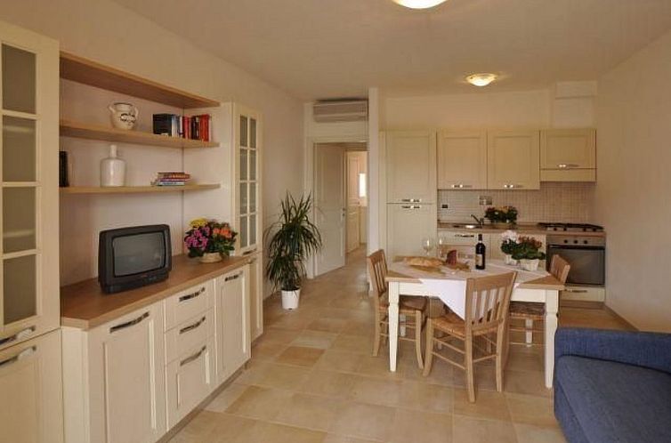 Appartement Unterkunft mit AC, Terrasse, in Residenz, Schwim