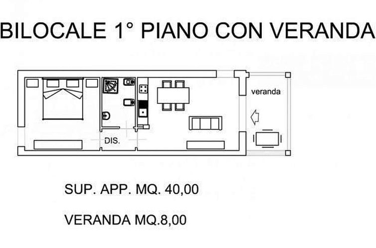 Appartement Unterkunft mit AC, Terrasse, in Residenz, Schwim
