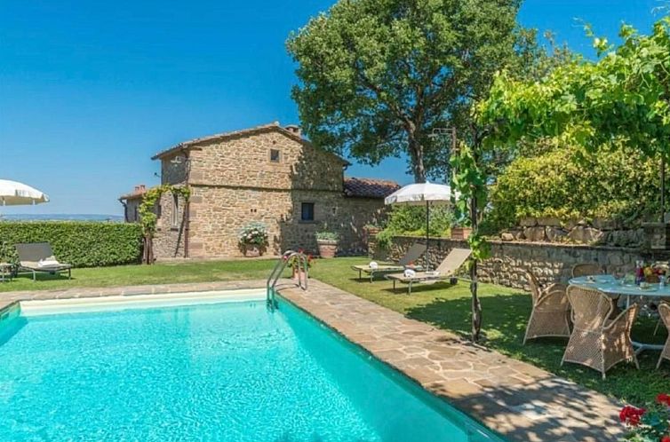 Appartement Wohnung in Cortona mit Terrasse, Garten und Gril