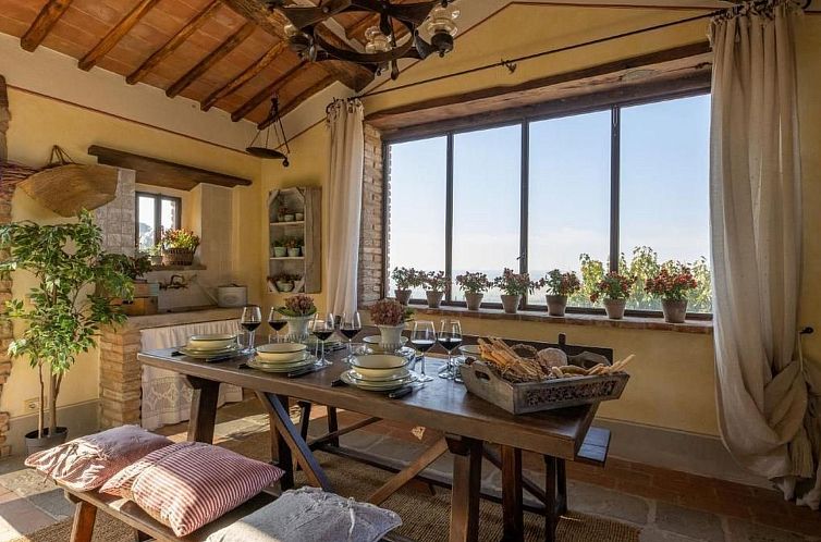 Appartement Wohnung in Cortona mit Terrasse, Garten und Gril