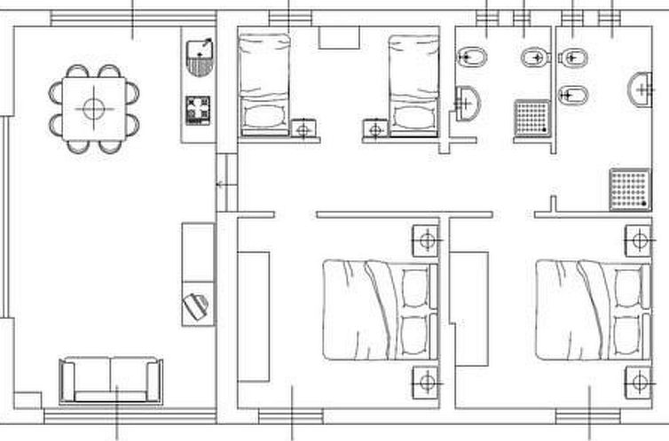Appartement Santinovo Scheune Wohnung