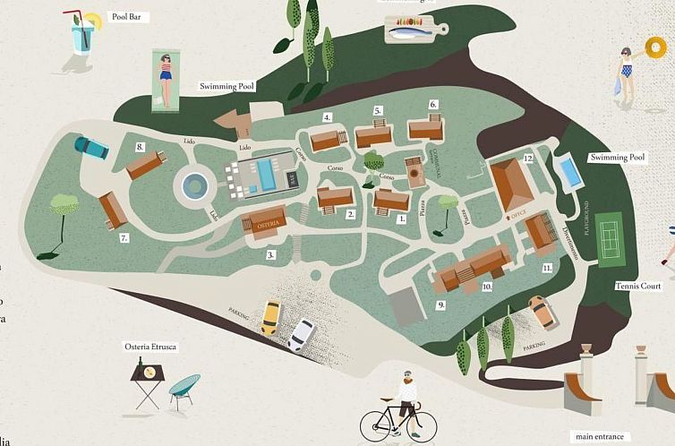 Appartement "Villa Aria" mit Gemeinschaftspool