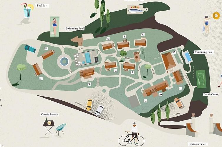 Appartement "Villa Aria" mit Gemeinschaftspool