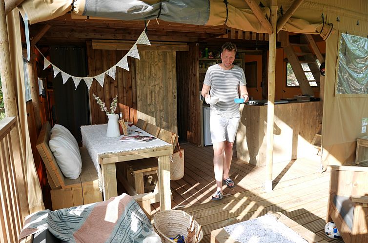 Lodgetent incl. Sanitair