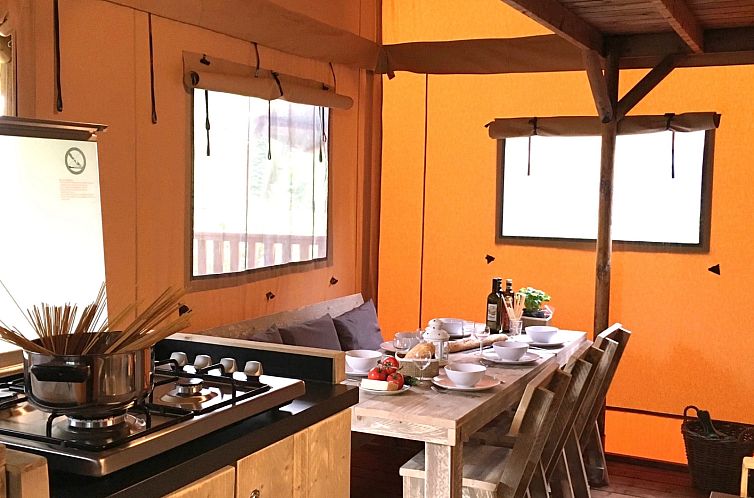 Lodgetent incl. Sanitair