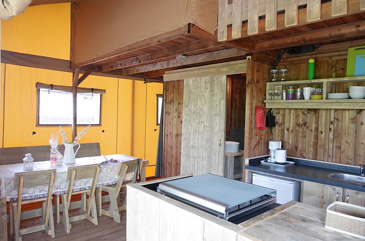 Lodgetent incl. Sanitair