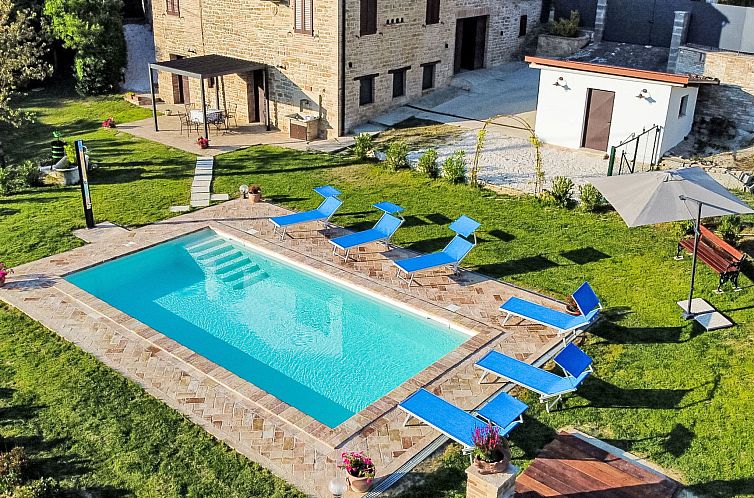 Unterkunft 09623114 - Ferienhaus Umbrien / Marken - Vakantiehuis Ferienvilla mit privatem Pool und Whirlpool