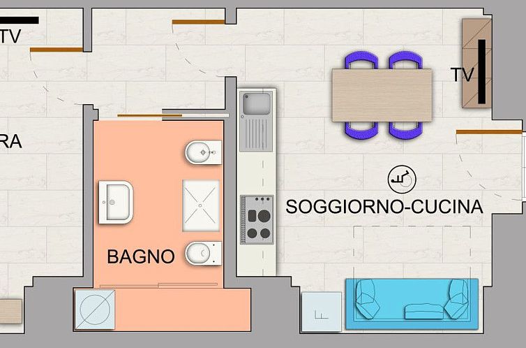 Appartement Residenz Borgo Offida mit großem Garten