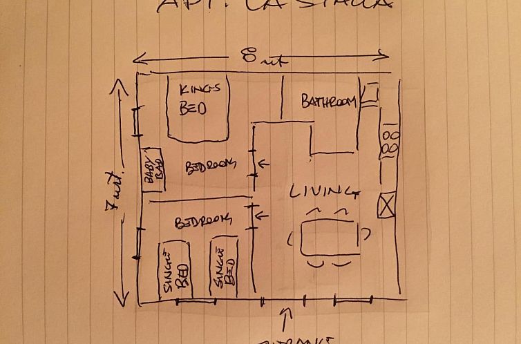 Appartement Unabhaengige Wohnung in Amelia mit Grill und Gar