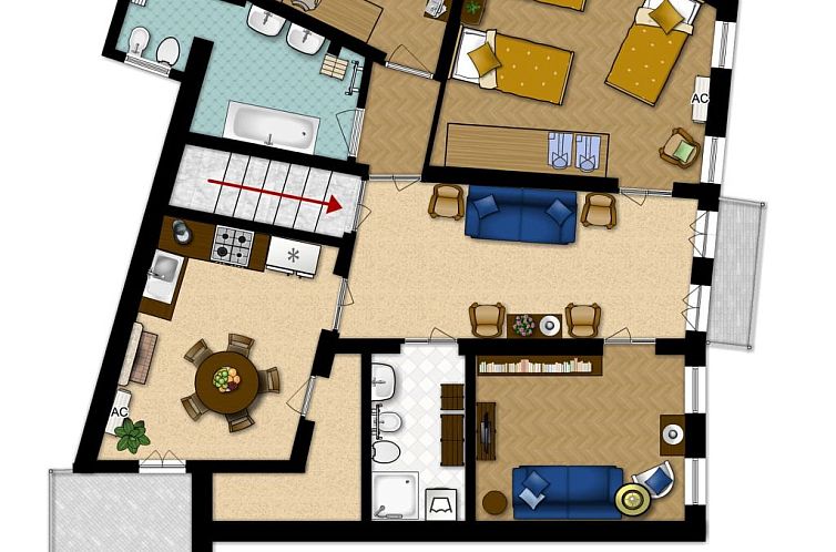 Appartement CasaMisa Formosa - Wohnung zwischen Rialtobrück