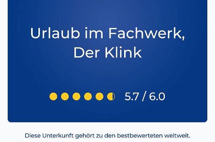 Urlaub im Fachwerk - Klink