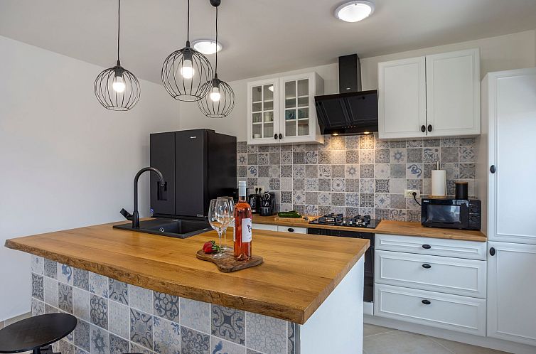 Vakantiehuis Schönes Ferienhaus in Modrusani mit Großem Ga