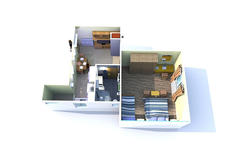 Appartement Wohnung mit Balkon