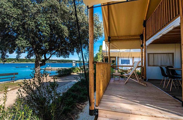 Two bedroom glamping safari loft tent