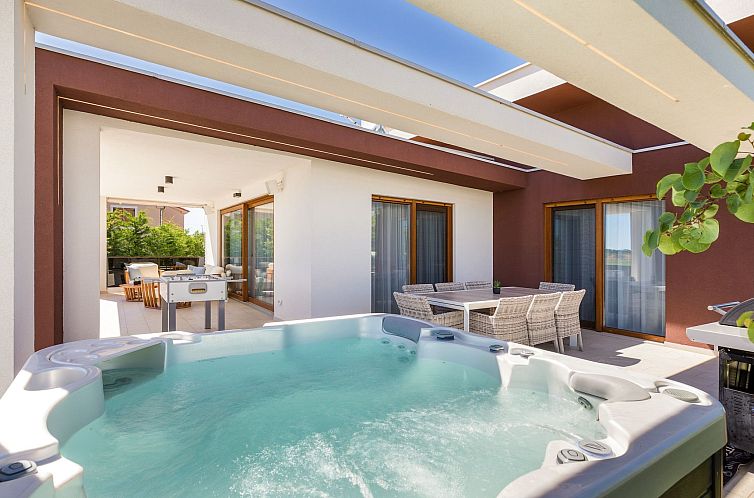 Vakantiehuis Villa Grofica, beheizter Pool, Taverne, Strandn