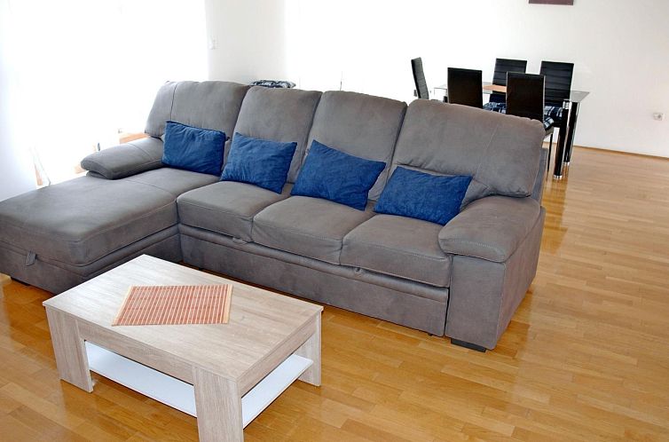 Vakantiehuis Ruhiges Ferienhaus mit Balkon und Garten