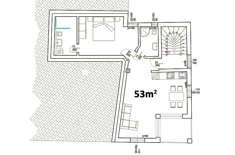 Appartement MA Premantura Luxus Apartment Nr. 3 mit Meerblic