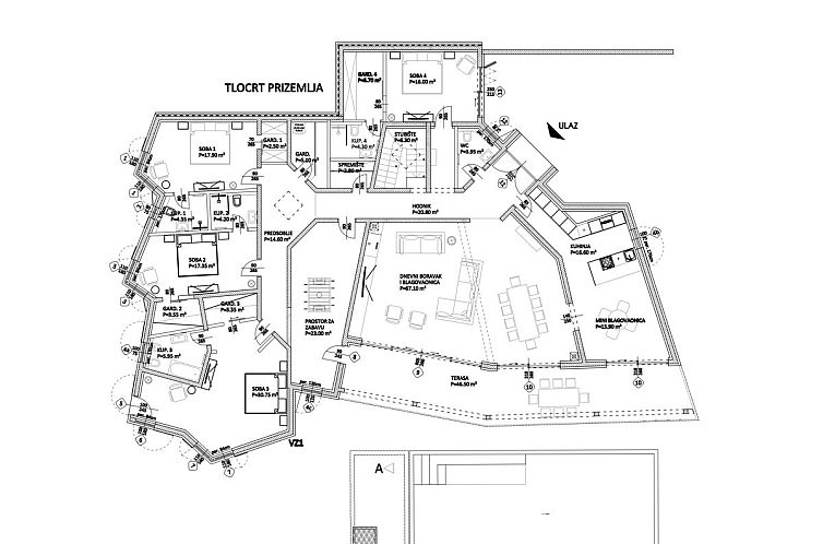 Vrijstaande woning in Veprinac
