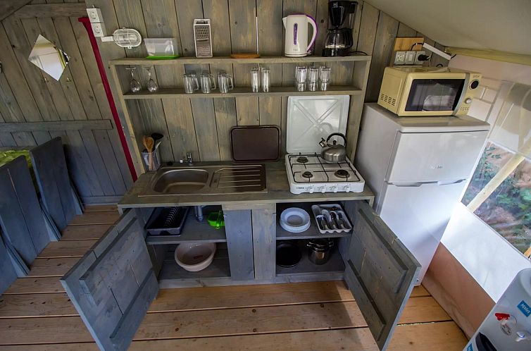 Safaritent + sanitair