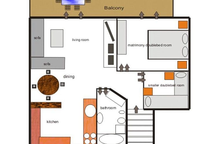 Appartement Wohnung "Tanja" mit Terrasse