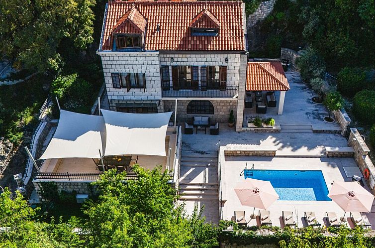 Vakantiehuis Luxuriöse Villa am Strand in Dubrovnik mit Poo