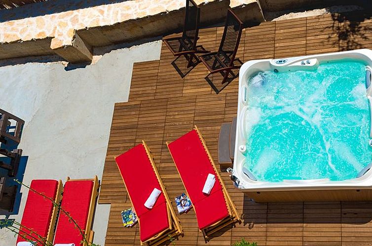 Appartement Nette Ferienwohnung in Pile mit Terrasse und Gar