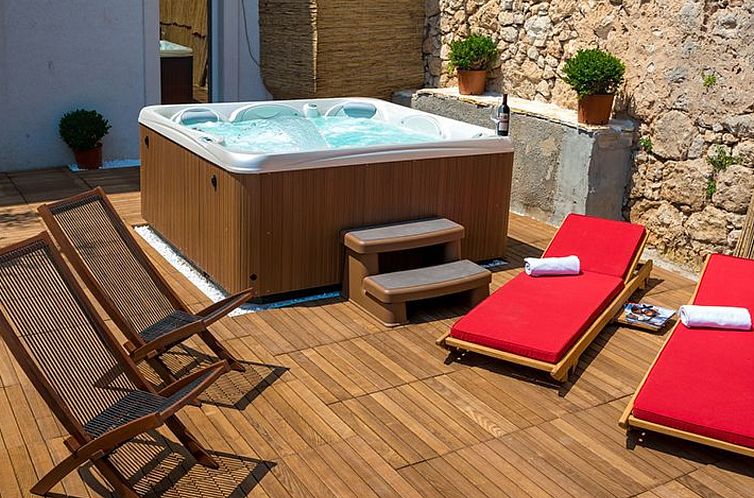 Appartement Nette Ferienwohnung in Pile mit Terrasse und Gar